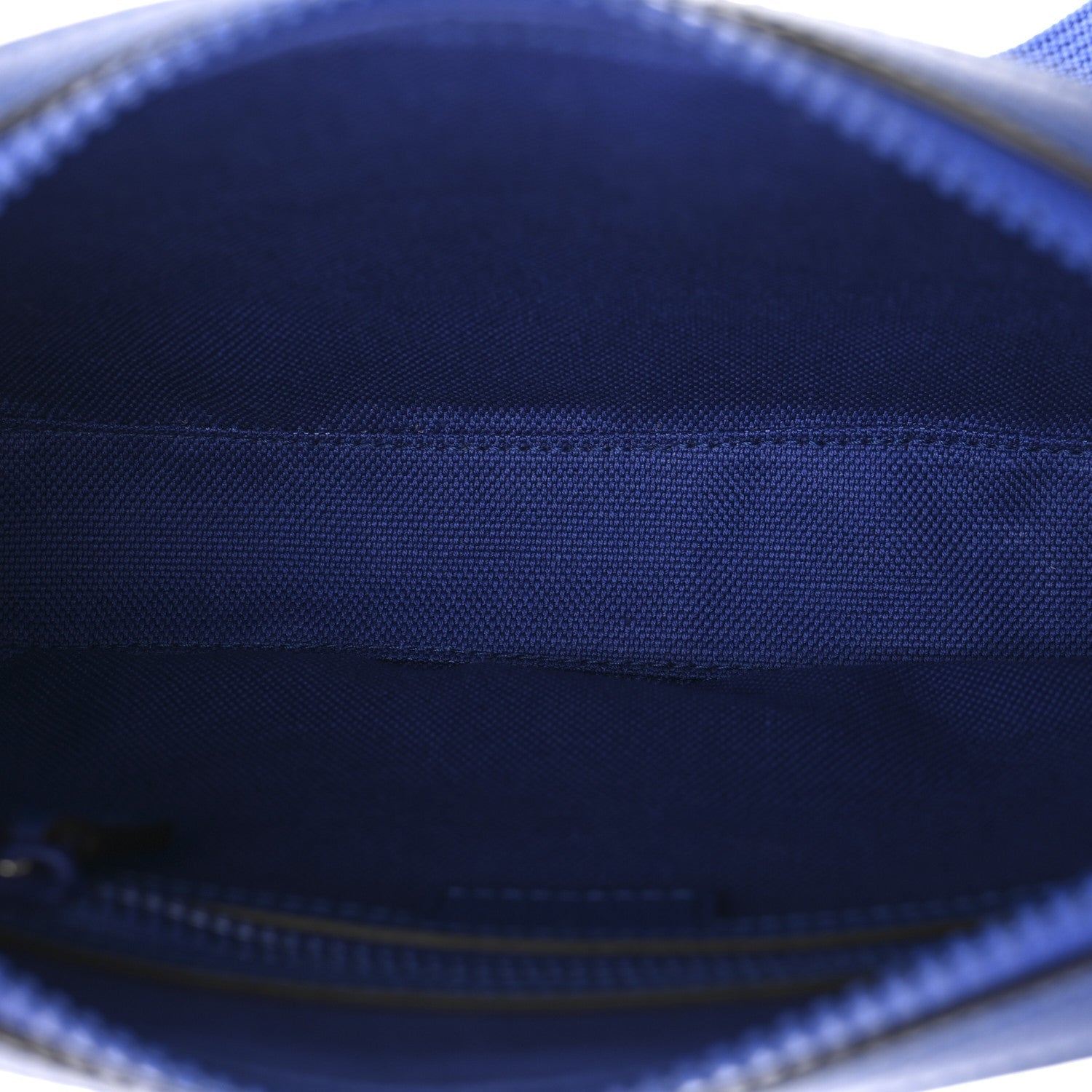 New Shanghai Calfskin Interlocking G Logo Camera Crossbody Bag Cobalt Blue Orange