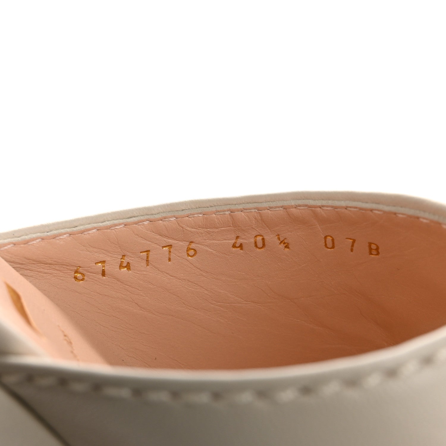 Nappa Charlotte Horsebit 40/135mm Platform Sandals 40.5 Mystic White