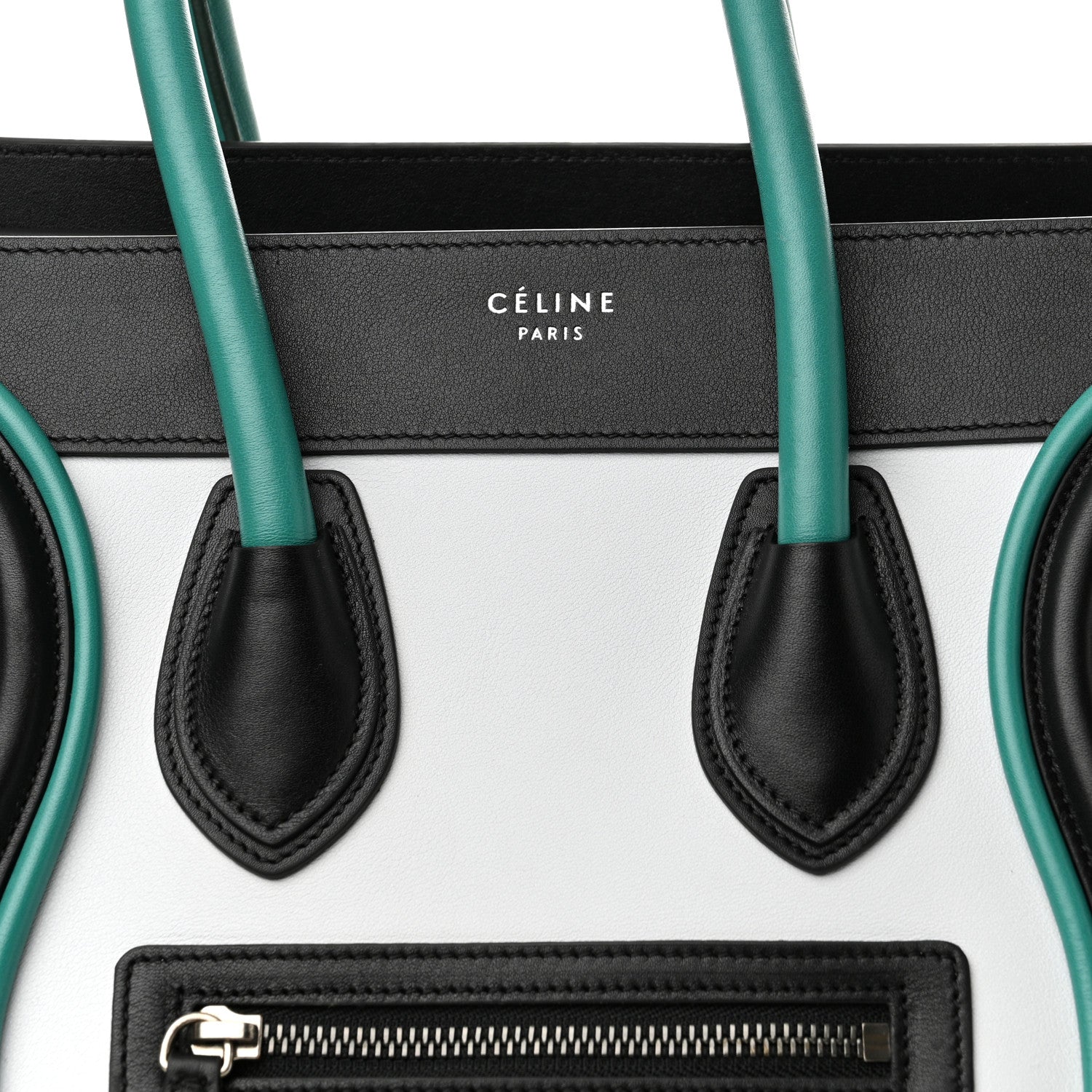 Smooth Calfskin Micro Tri-Color Luggage Frost