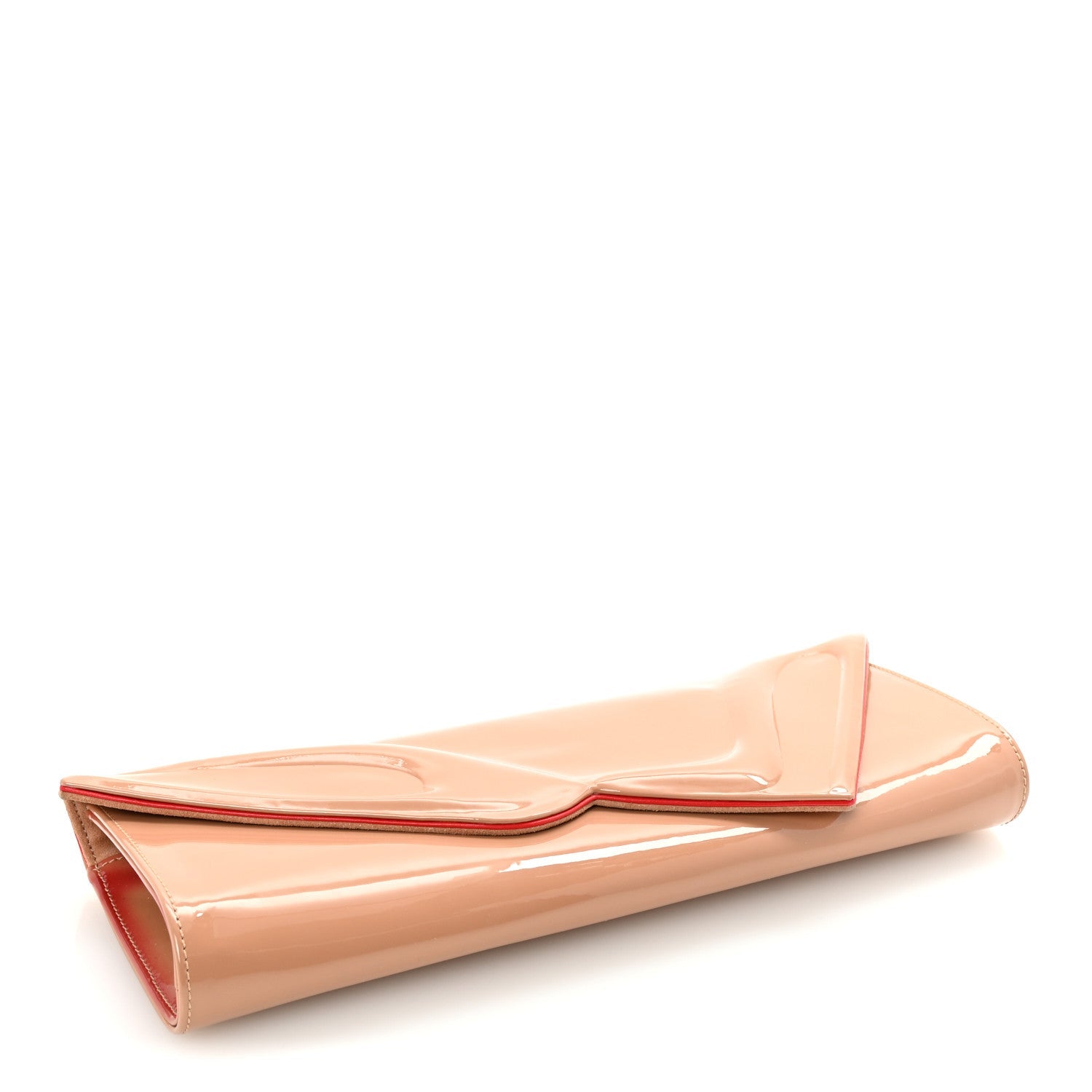 Patent So Kate Baguette Clutch Nude