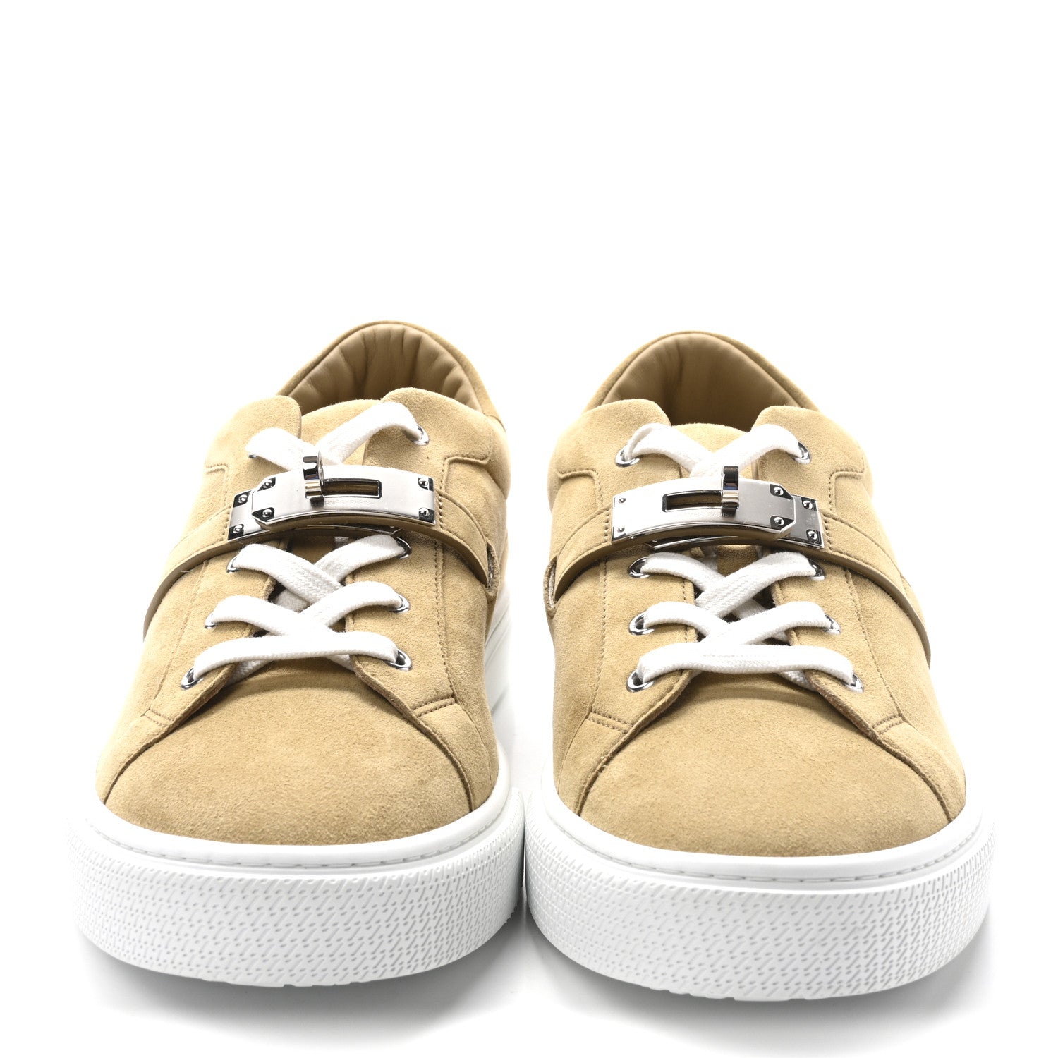 Chevre Velours Mens Day Sneakers 42 Beige Albatre