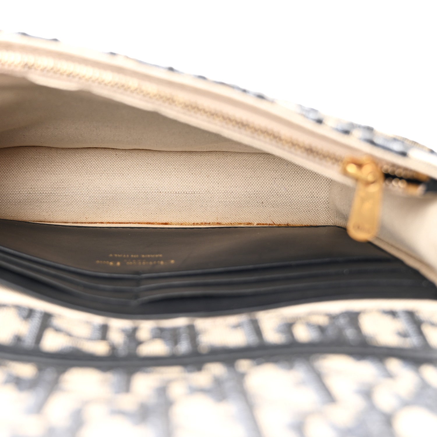 Oblique Saddle Chain Pouch Blue