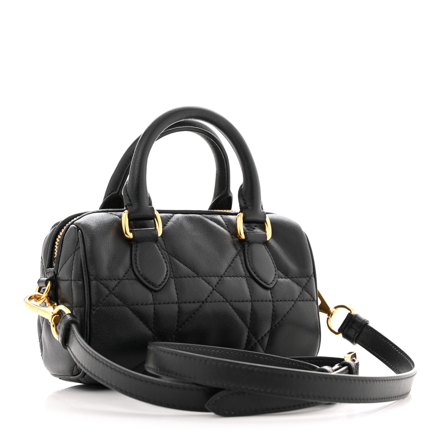 Calfskin Macrocannage Nano Groove 17 Bag Black