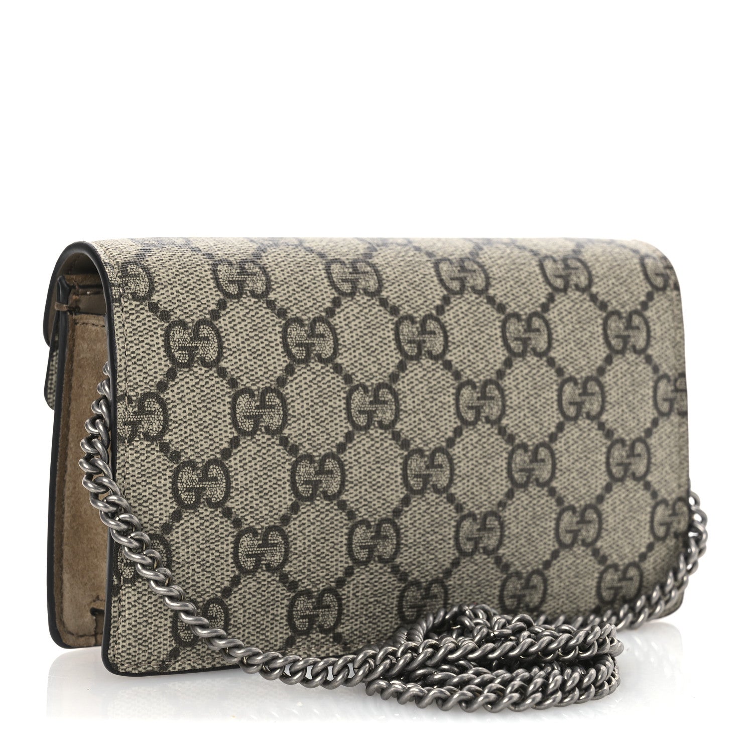 GG Supreme Monogram Super Mini Dionysus Shoulder Bag Taupe