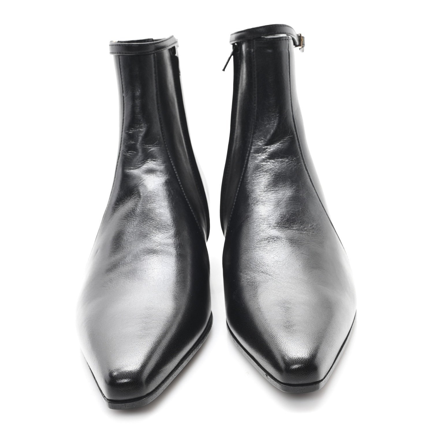 Calfskin Mens Arsun Ankle Boots 41.5 Black