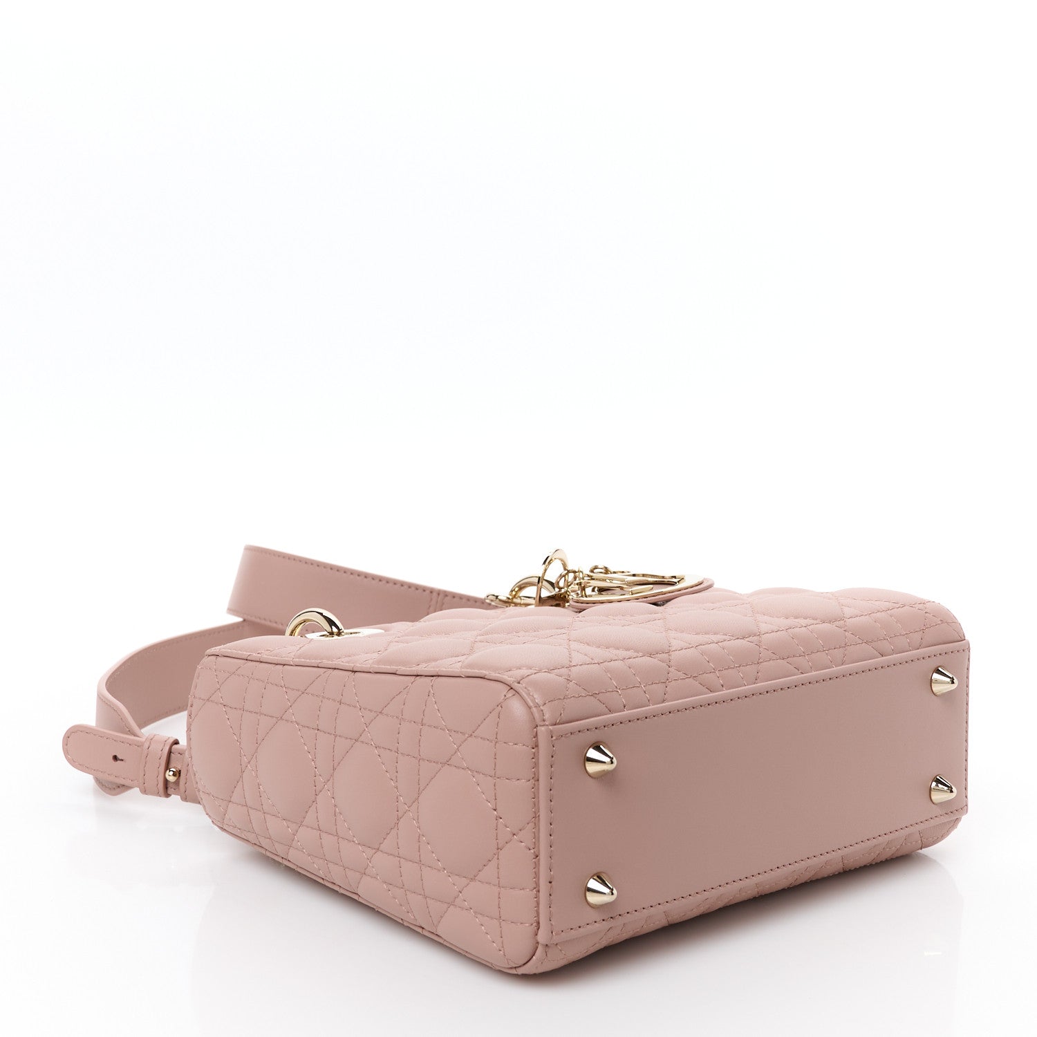 Lambskin Cannage Small My ABCDior Lady Dior Blush