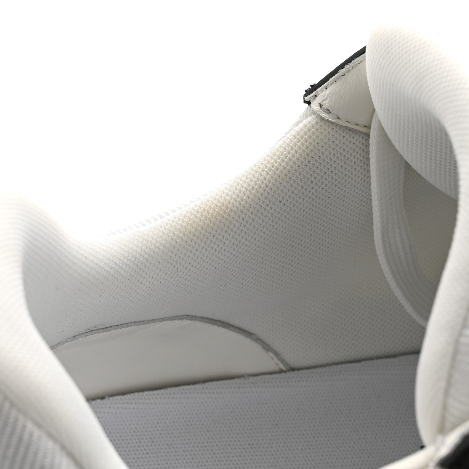 Calfskin Monogram Denim Mens LV Trainer Sneakers 9 Black