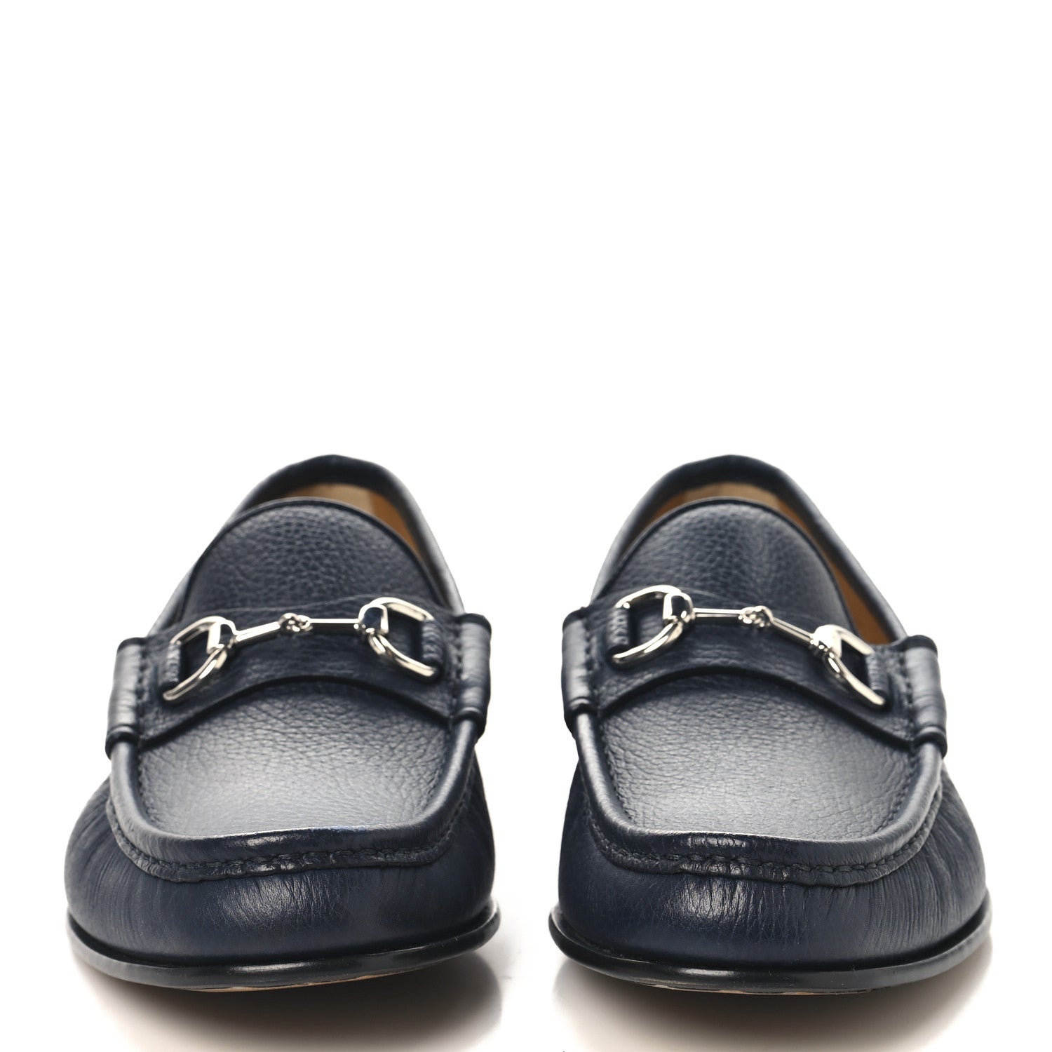 Road Calfskin Mens Horsebit Loafers 8.5 Blue