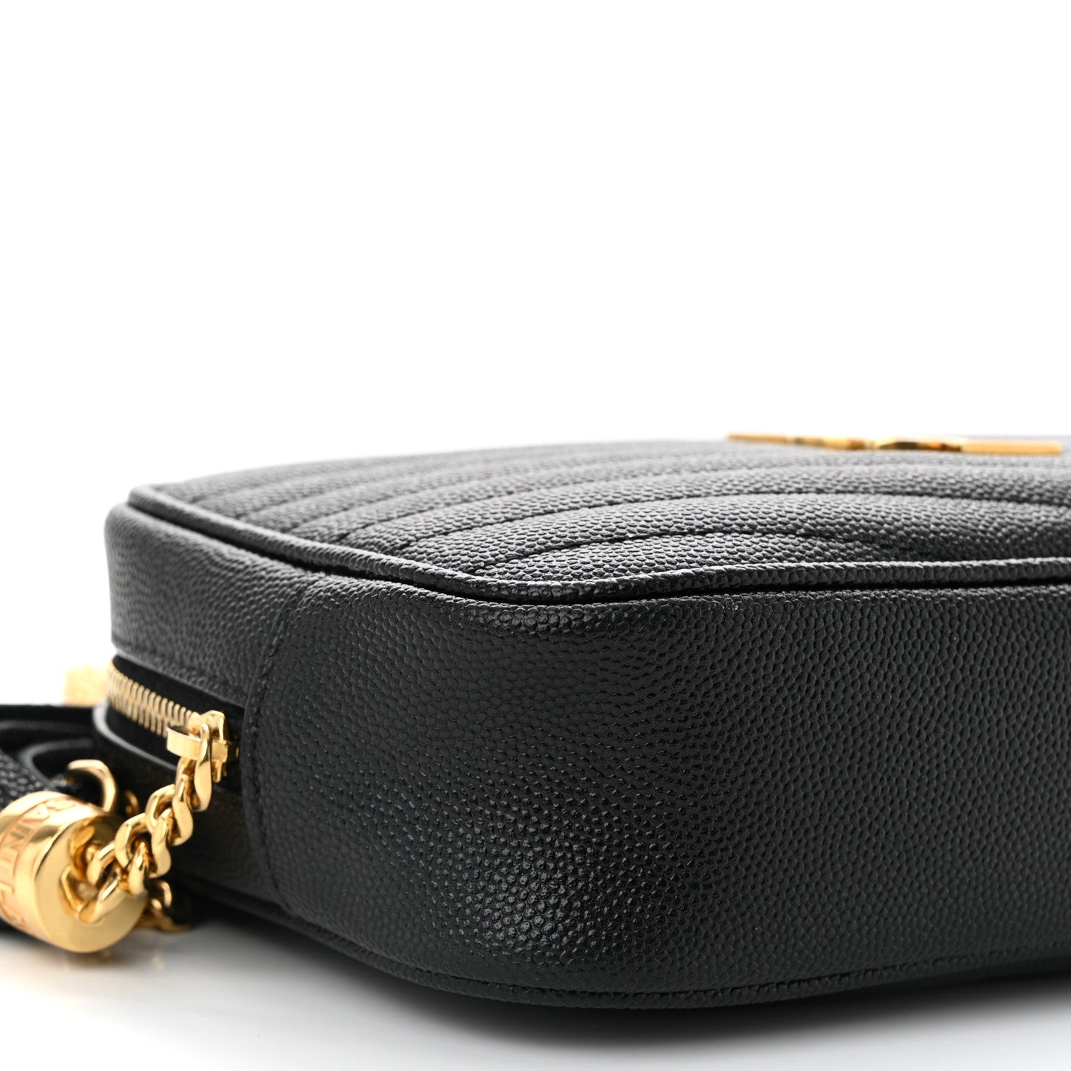 Grain De Poudre Matelasse Monogram Mini Lou Camera Bag Black