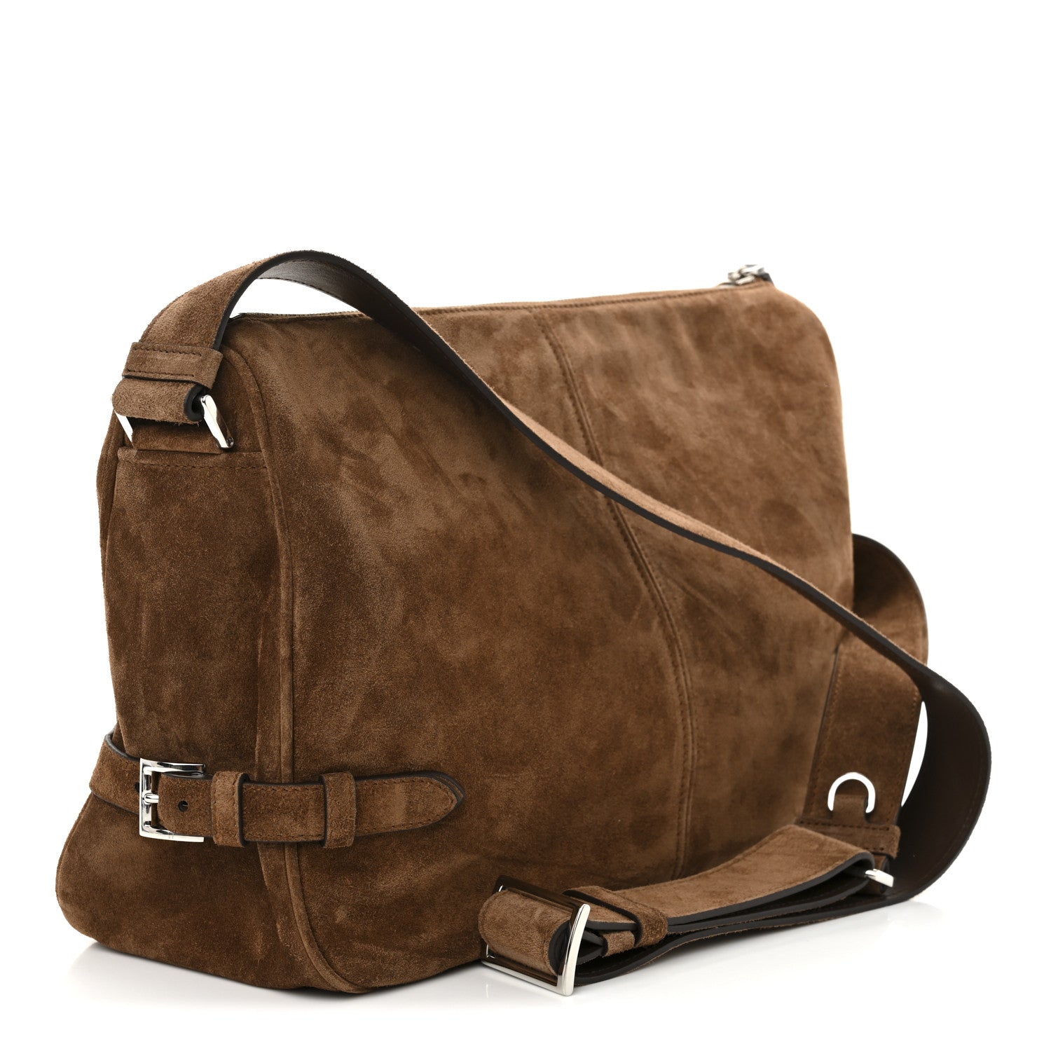 Scamosciato Suede Shoulder Bag Cacao