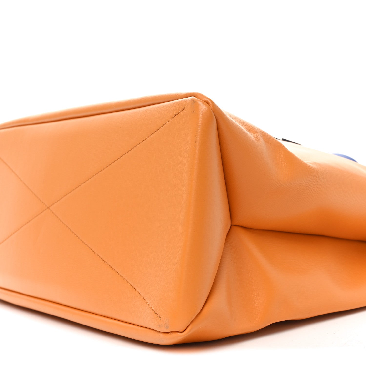 Cowhide Shopper Bag MM Safran