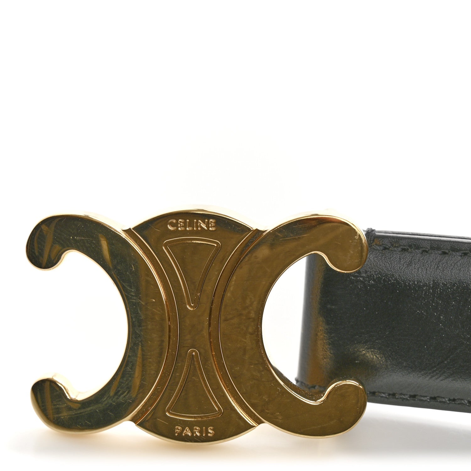 Box Calfskin Teen 13mm Triomphe Belt 75 30 Black