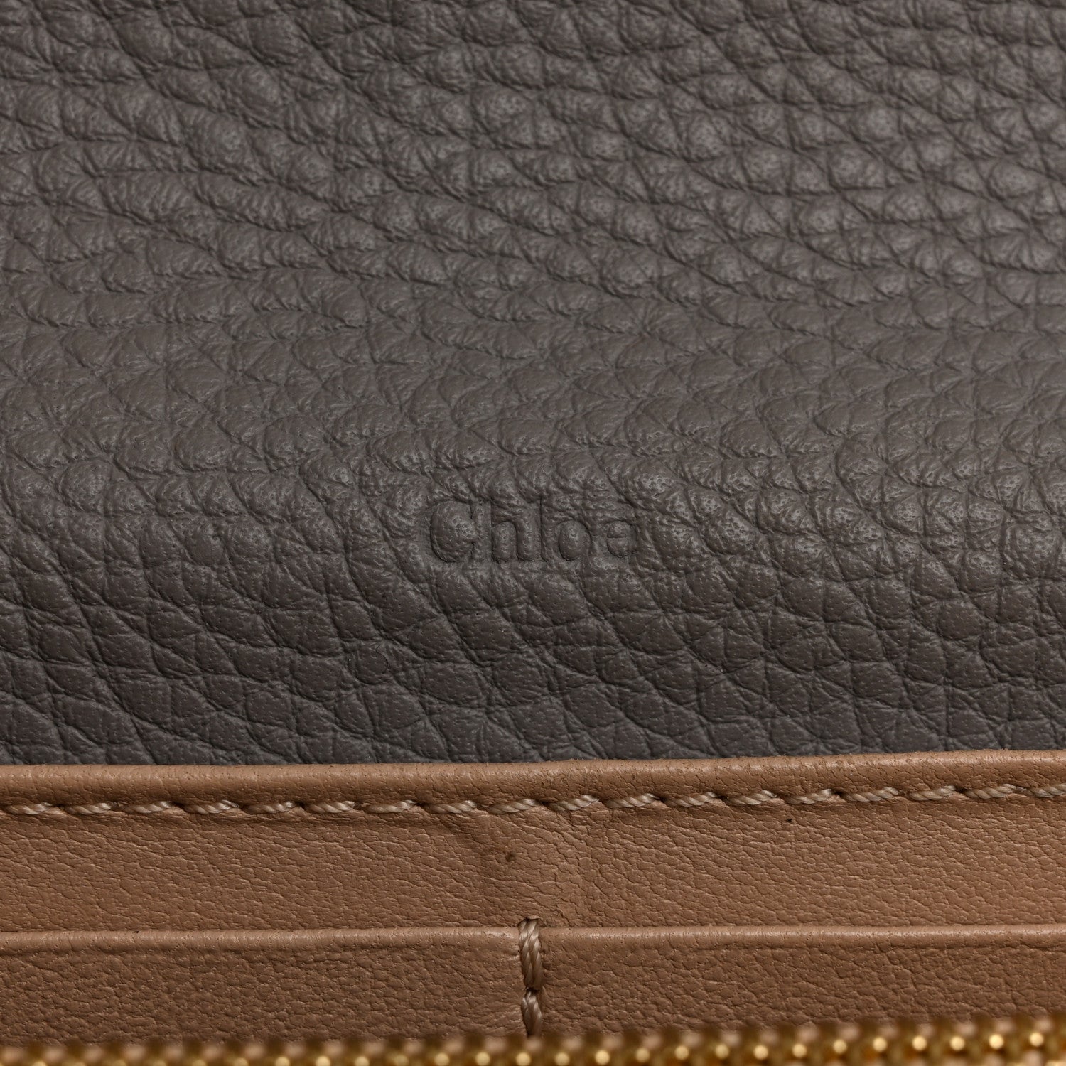 Calfskin Marcie Continental Flap Wallet Cashmere Grey