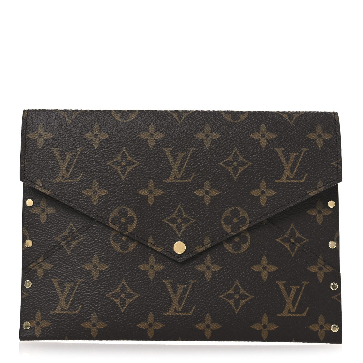 Monogram Rivets Enveloppe