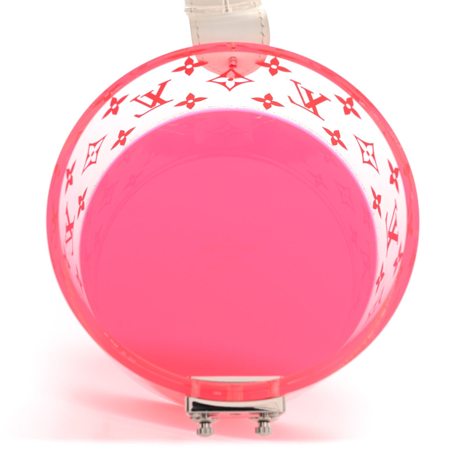 Transparent Plexiglass Box Scott Fluorescent Pink