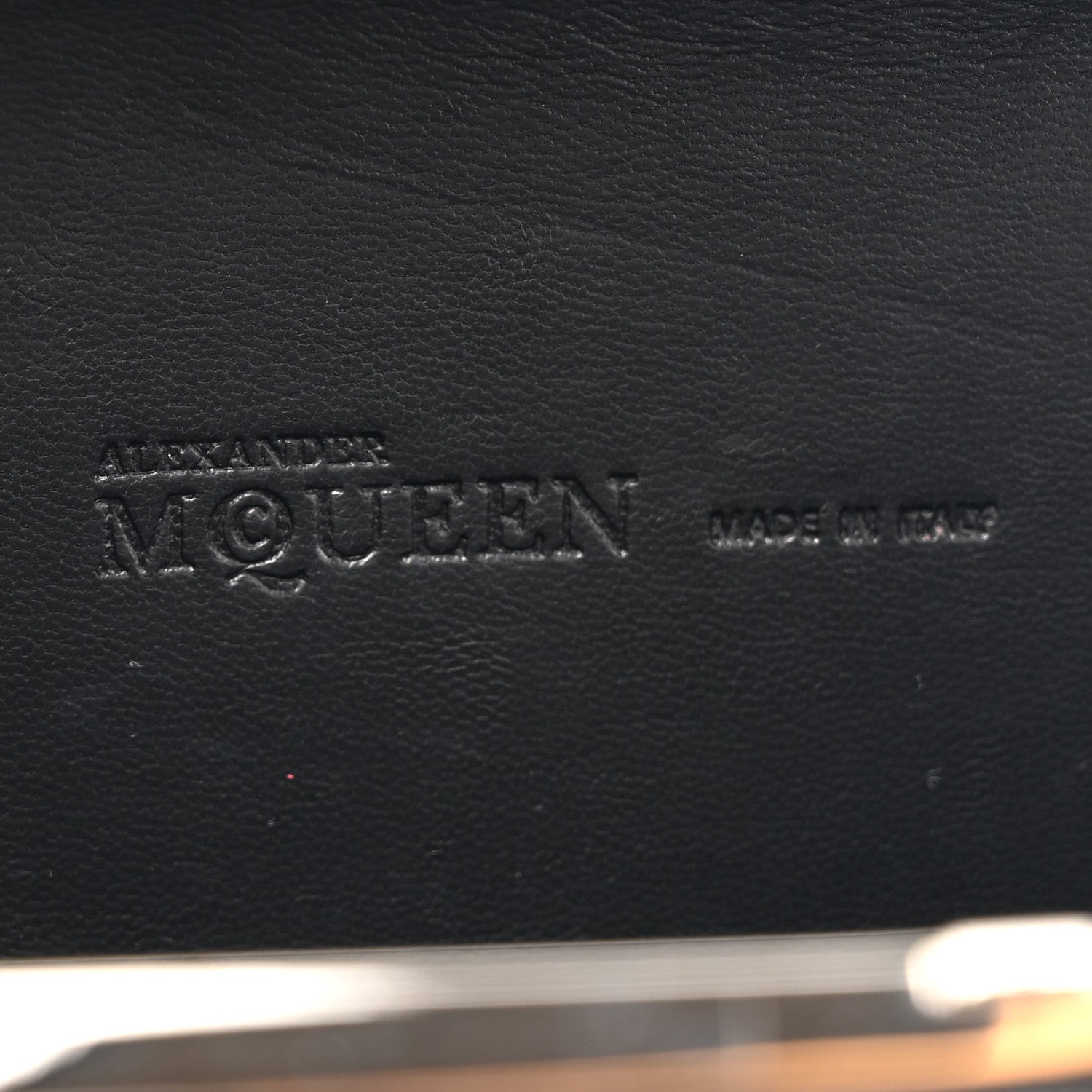 Calfskin Studded Britannia Skull Box Clutch Black