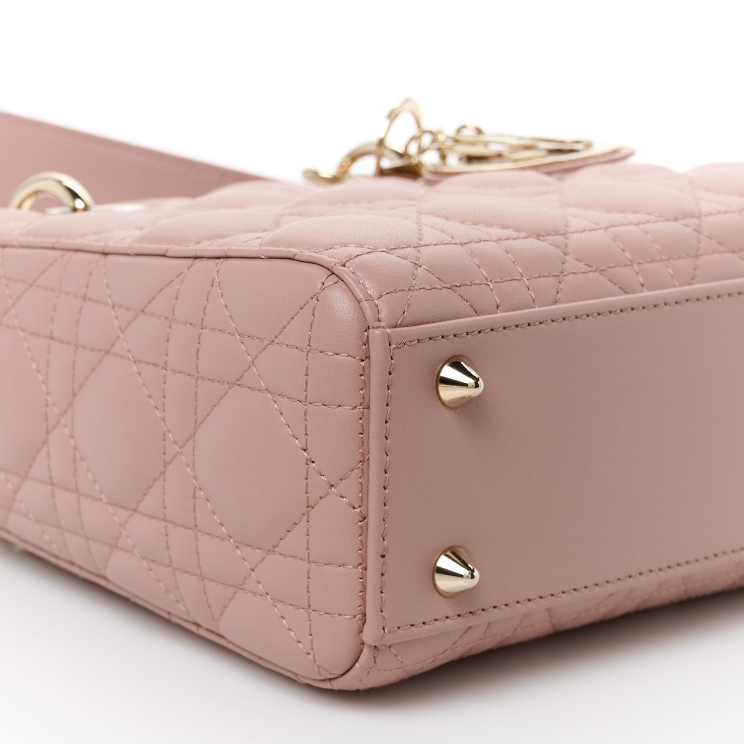 Lambskin Cannage Small My ABCDior Lady Dior Blush