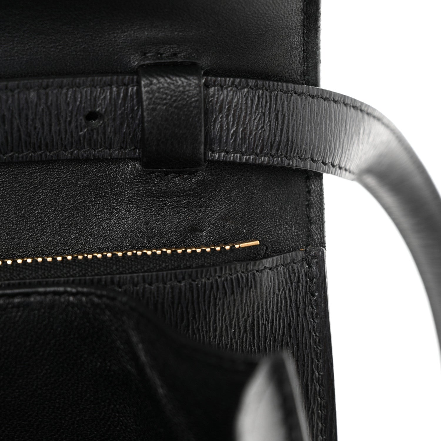 Box Calfskin Medium Classic Box Flap Bag Black