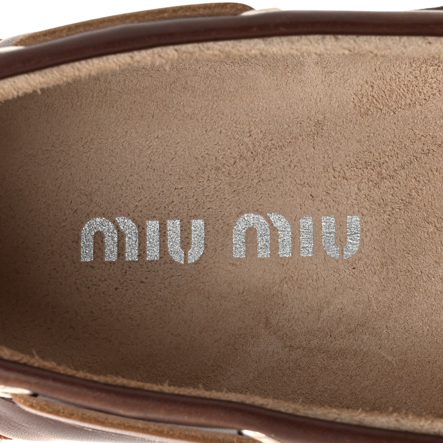 Vitello Deco Boat Loafers 39 Bruciato