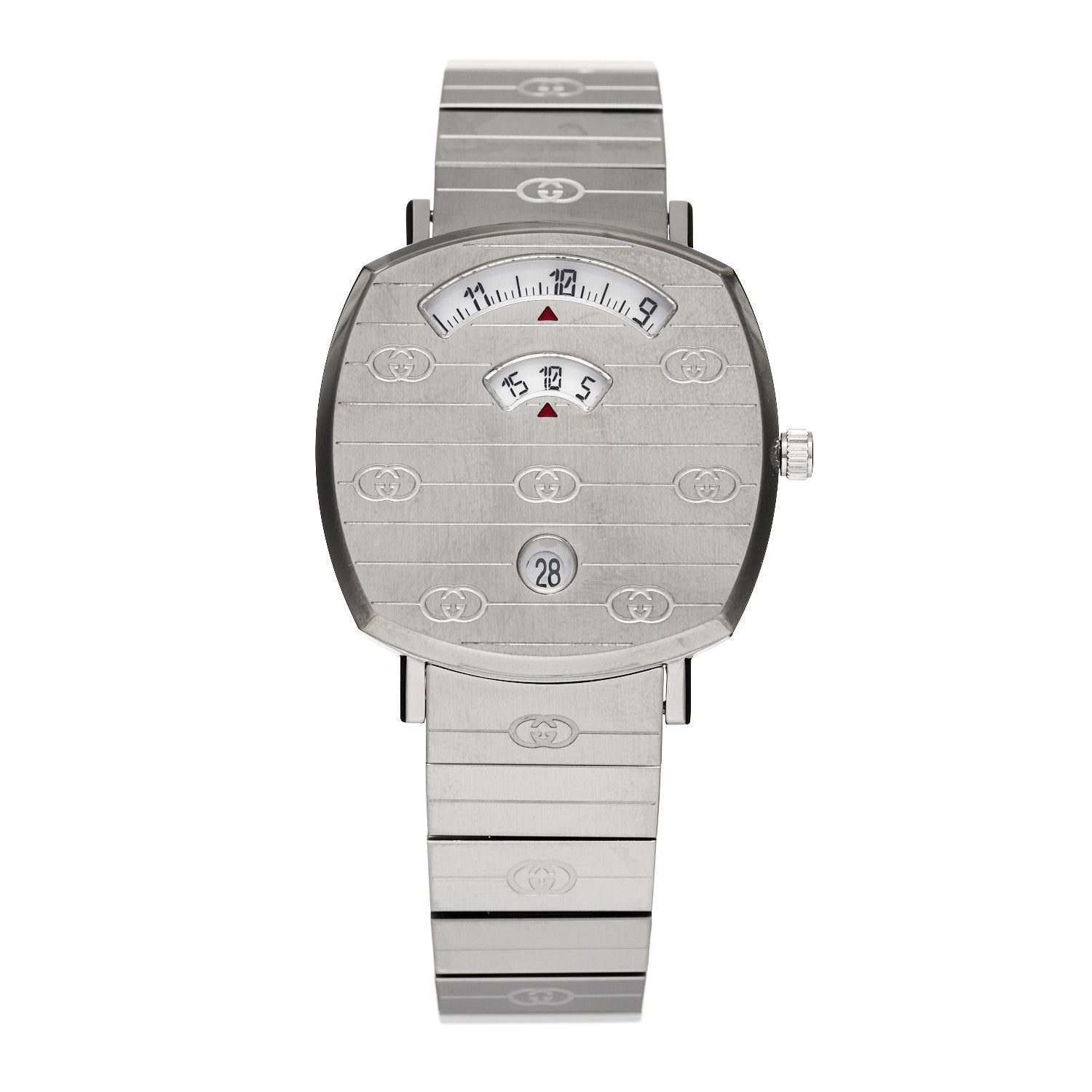 Stainless Steel 35mm Grip Quartz Watch