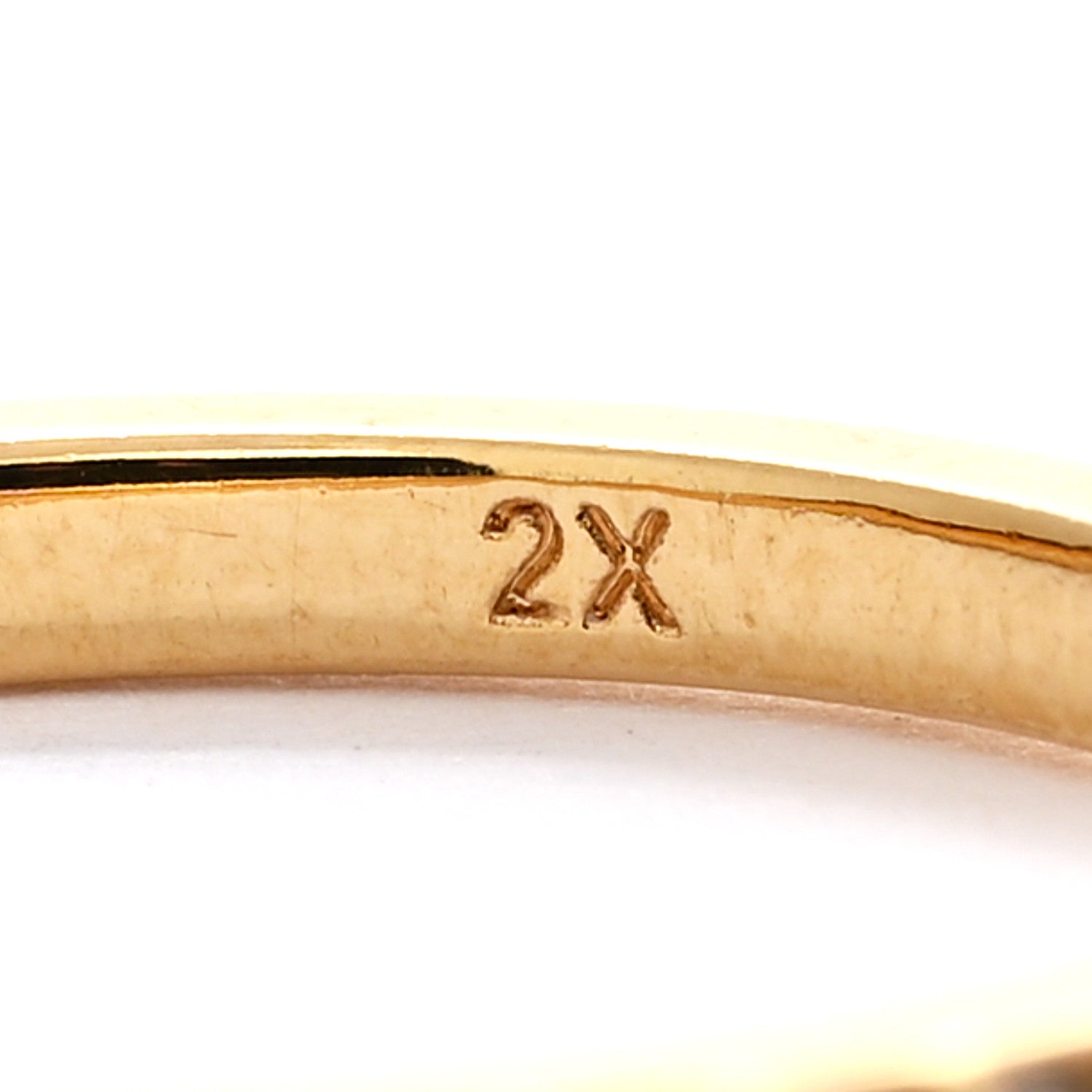 Metal Crystal Dior Code Ring Set 59 8.75 Gold