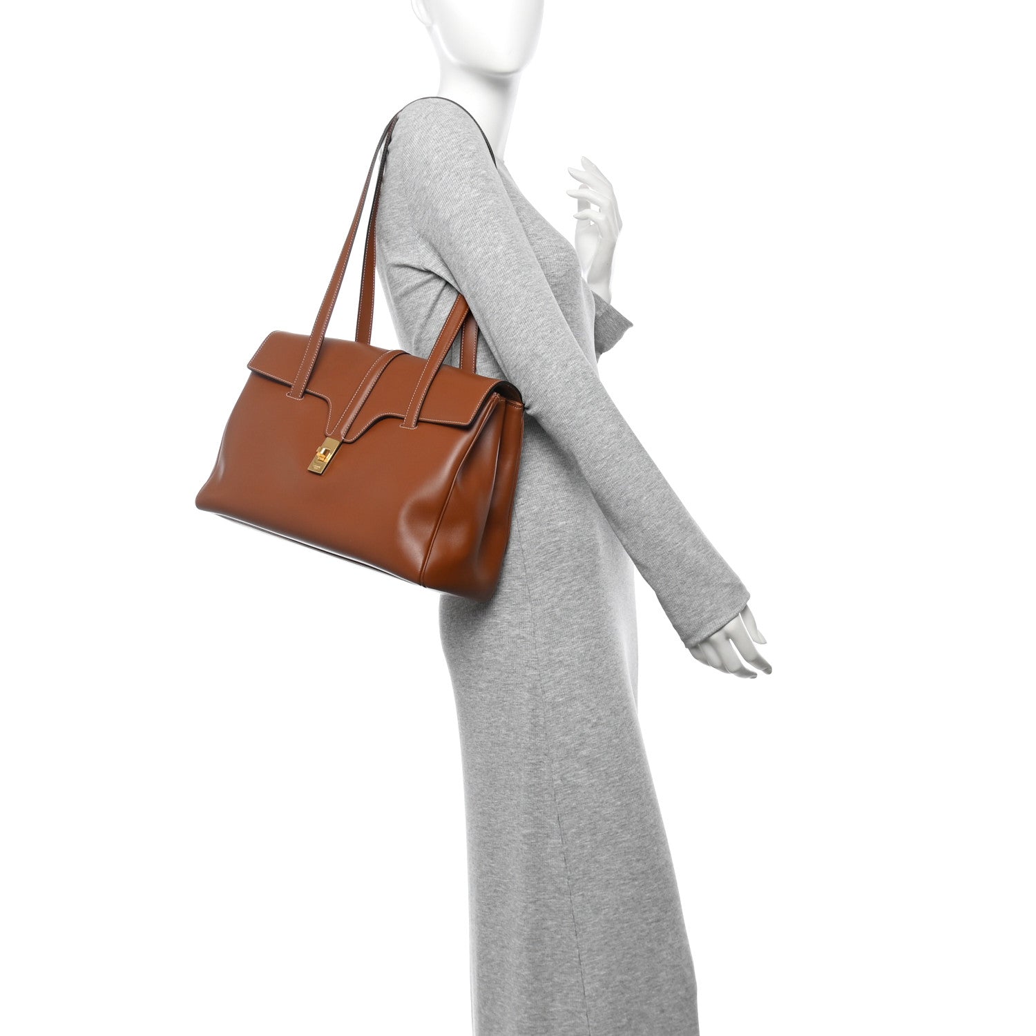 Calfskin Medium Soft 16 Bag Tan