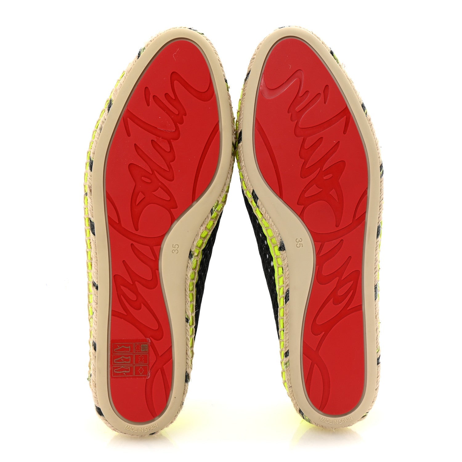 Neo Resille Patent Ivy Espapop Flat Espadrilles 35 White Black