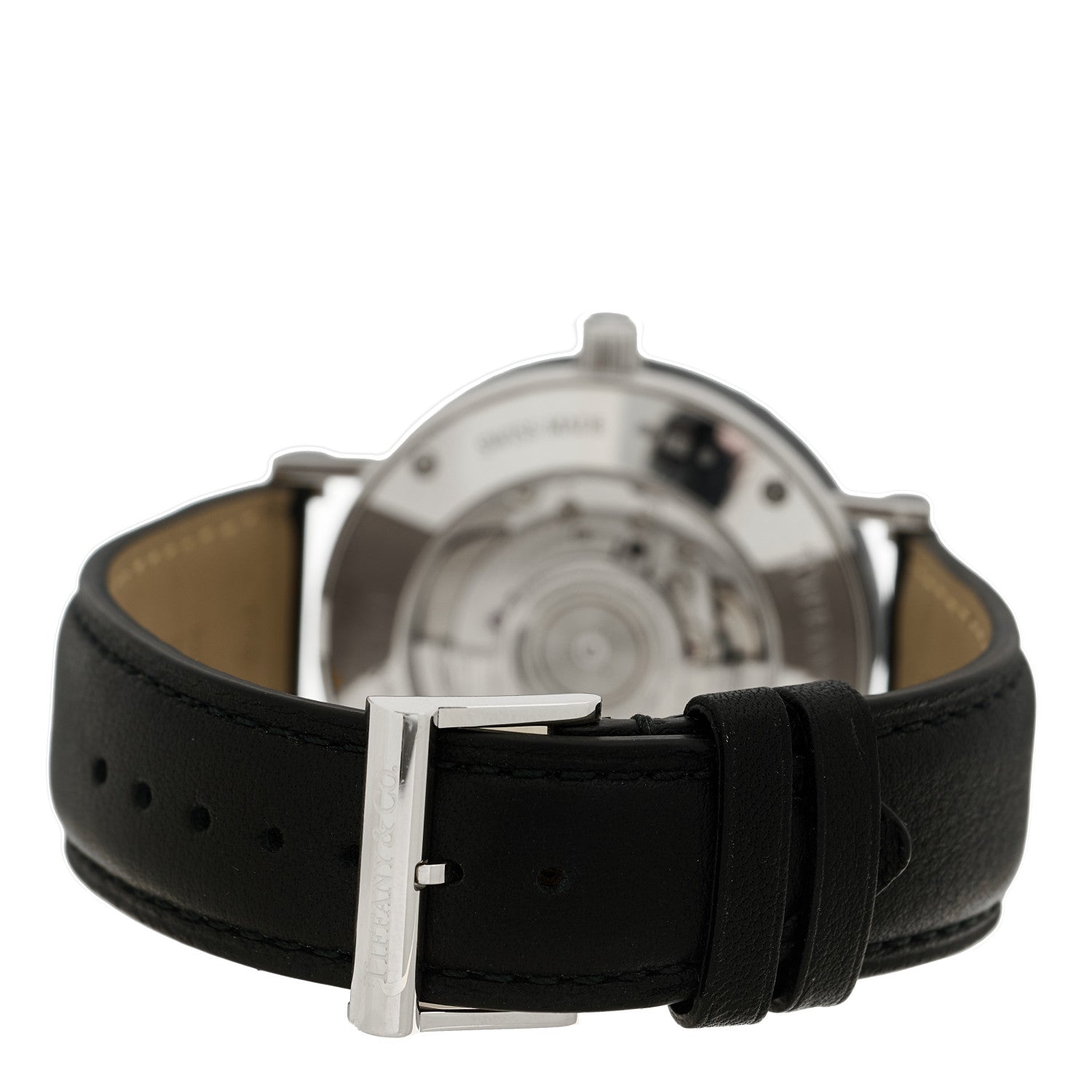 Sterling Silver Calfskin 39mm Atlas Automatic Watch