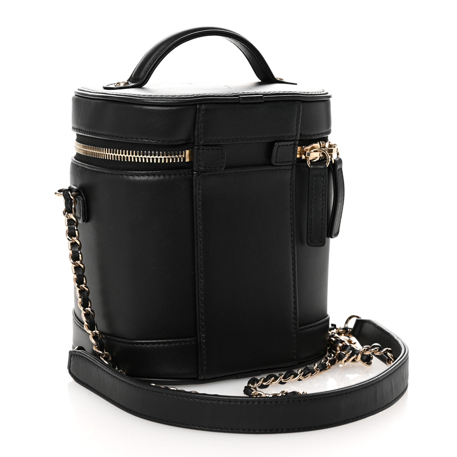 Lambskin Timeless Vanity Cosmetic Case Black