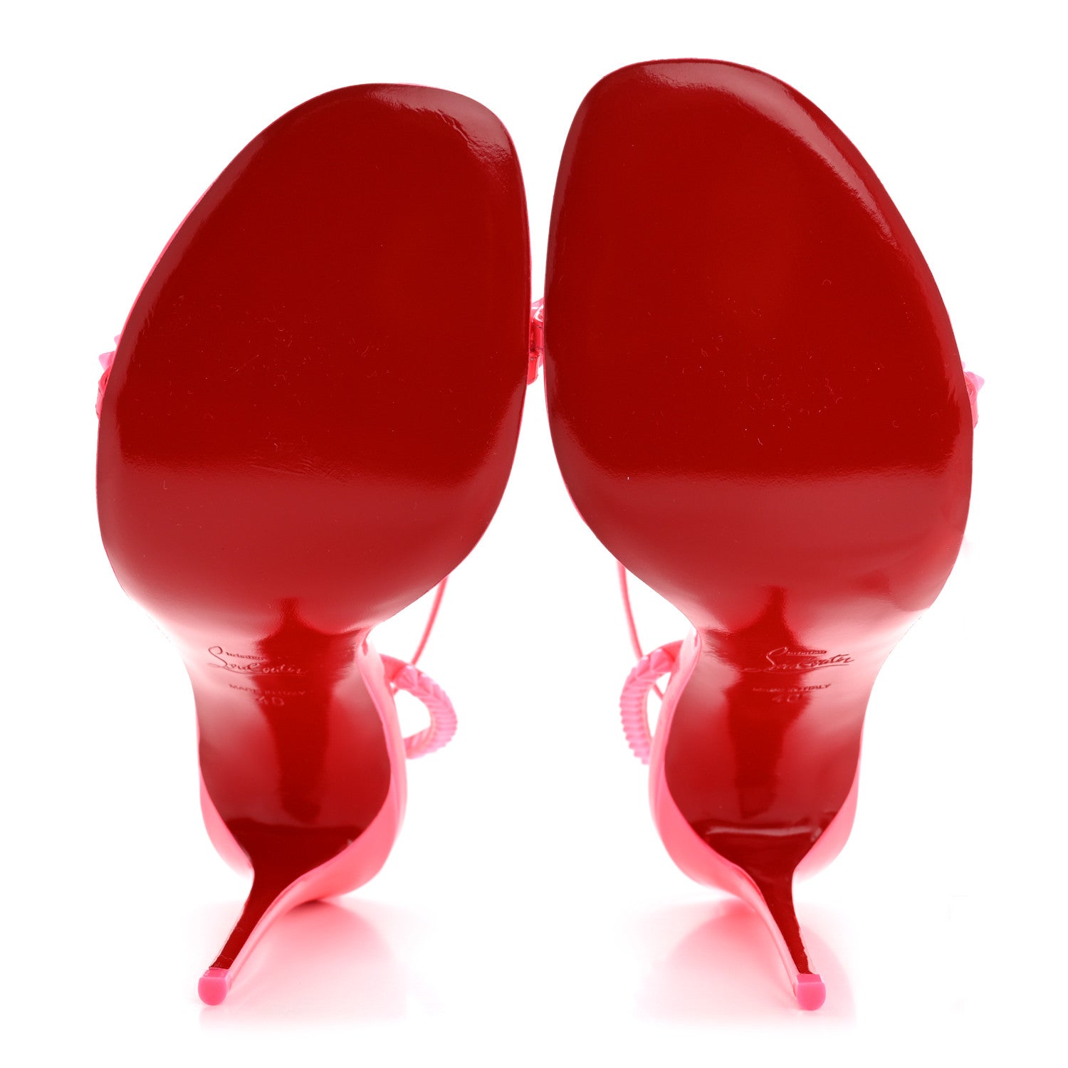 Patent Perle So Me 100 Sandals 40 Fluo Pink