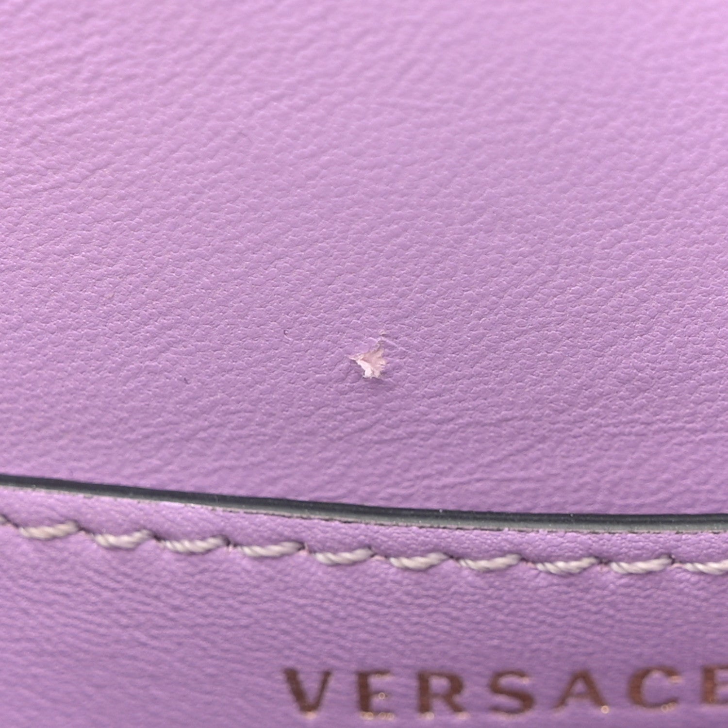 Calfskin Medusa Small Top Handle Handbag Lilac