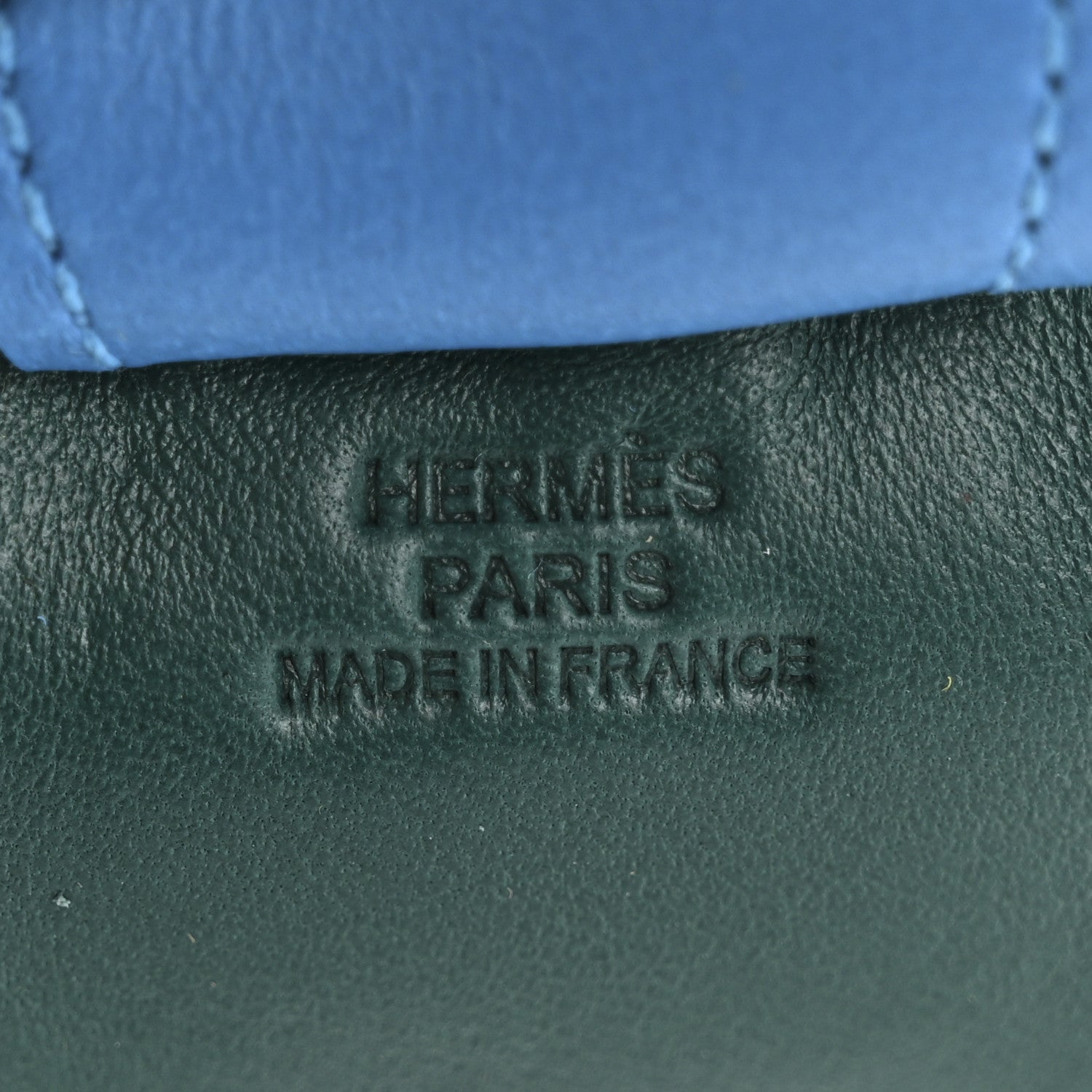 Milo Lambskin Grigri Rodeo Horse Bag Charm MM Malachite Bleu Zanzibar Lime