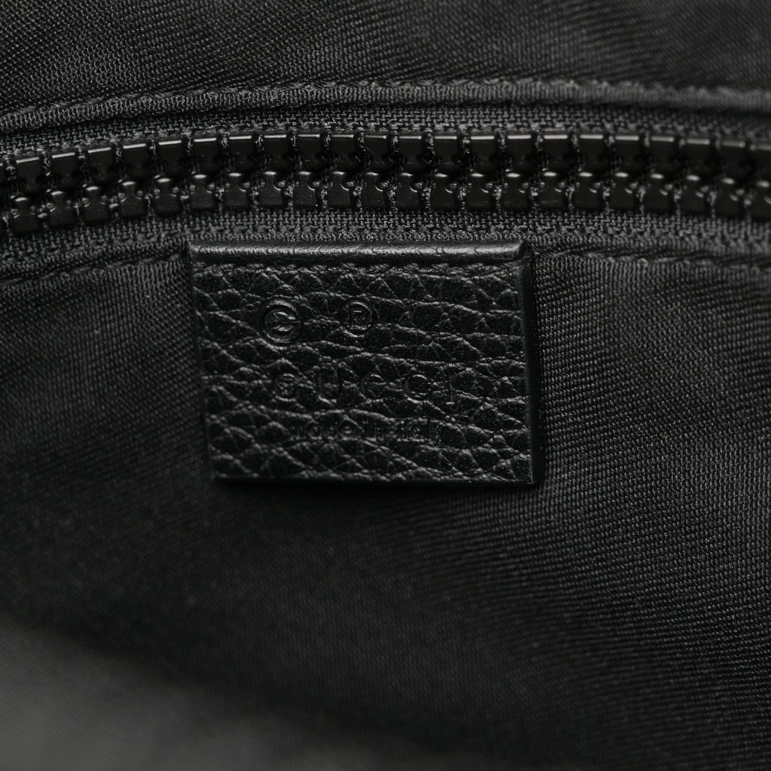 Nylon Monogram Medium Flat Messenger Bag Black