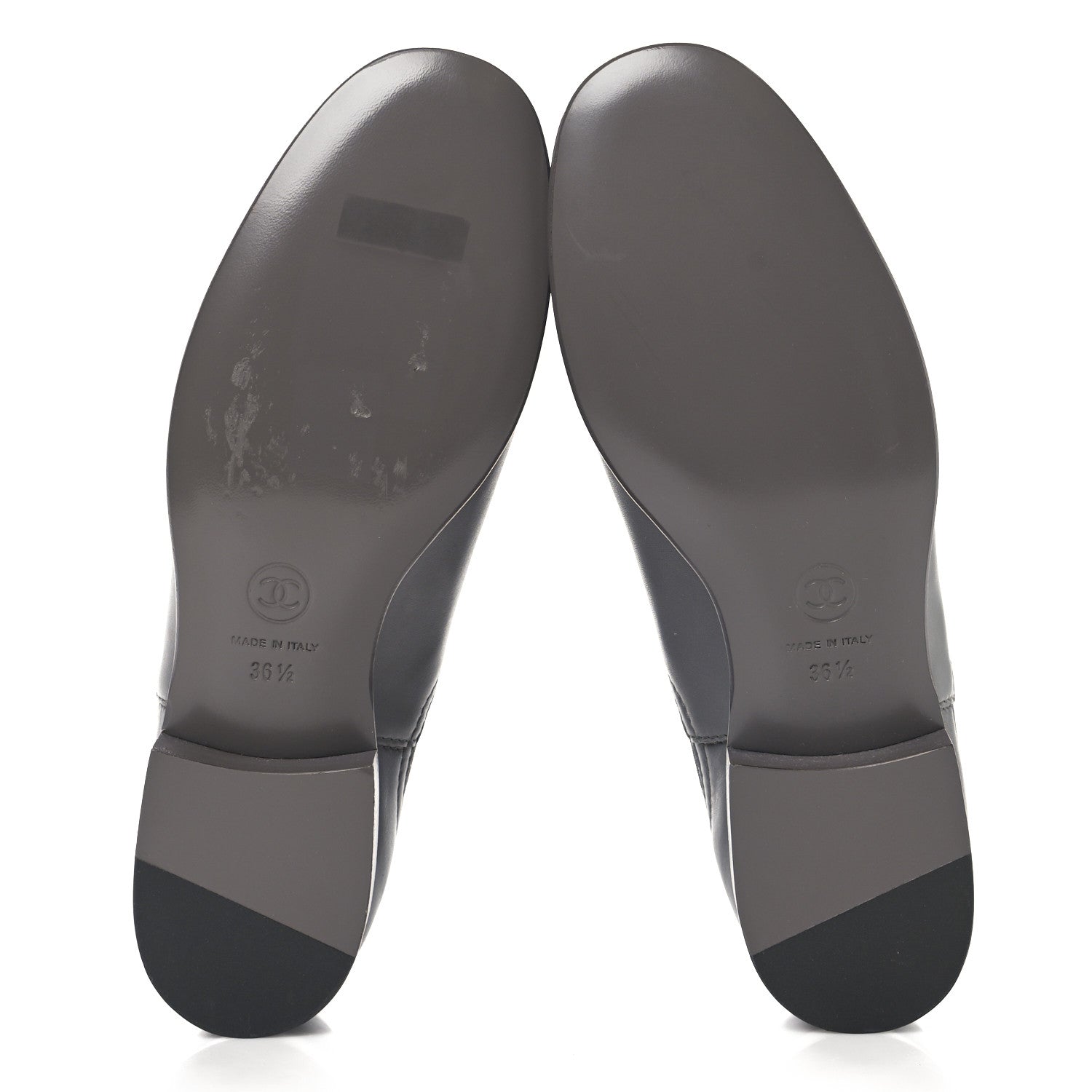 Calfskin Elastic Short Boots 36.5 Grey