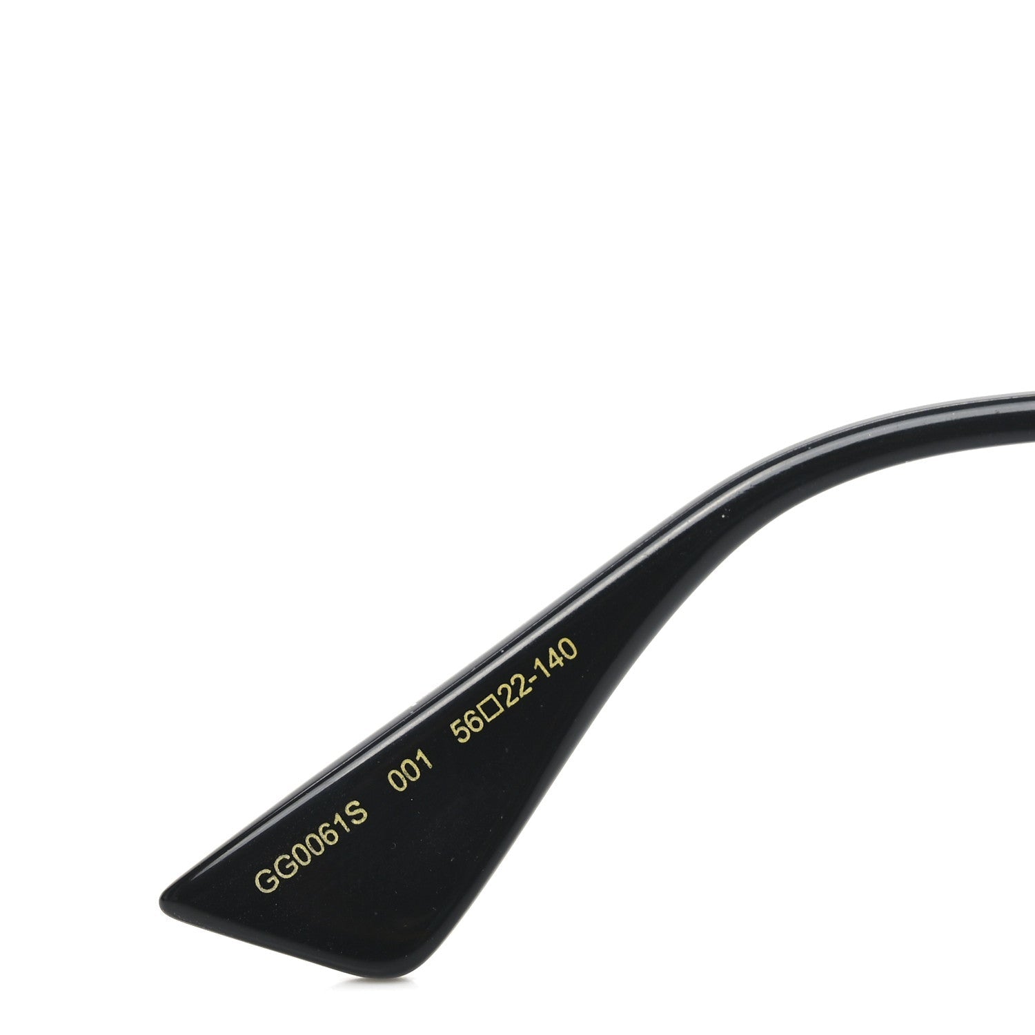 Metal Round Frame Sunglasses GG0061S Black