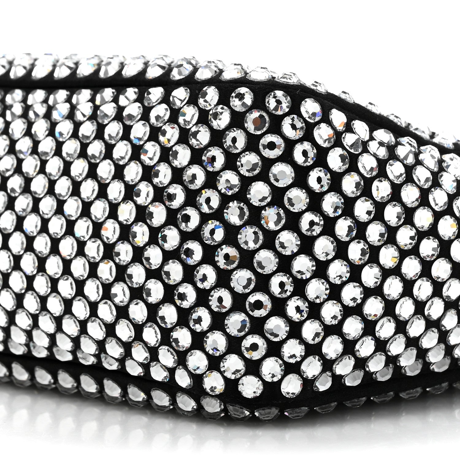 Satin Crystal Mini Re-Edition 2000 Bag Cristal