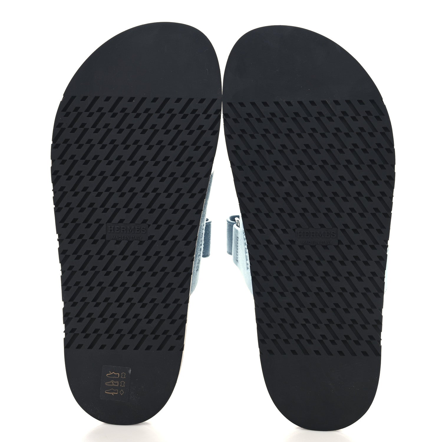 Suede Goatskin Womens Chypre Sandals 39 Bleu Mineral