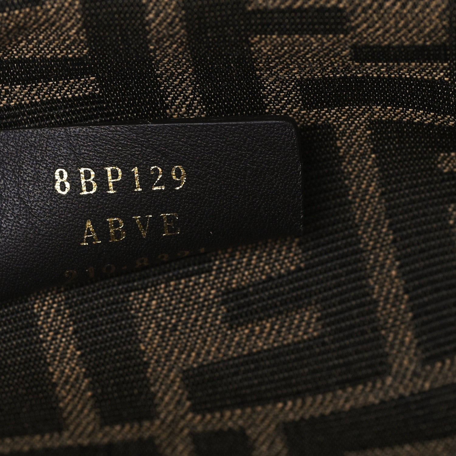 Shiny Nappa Small Fendi First Caramello