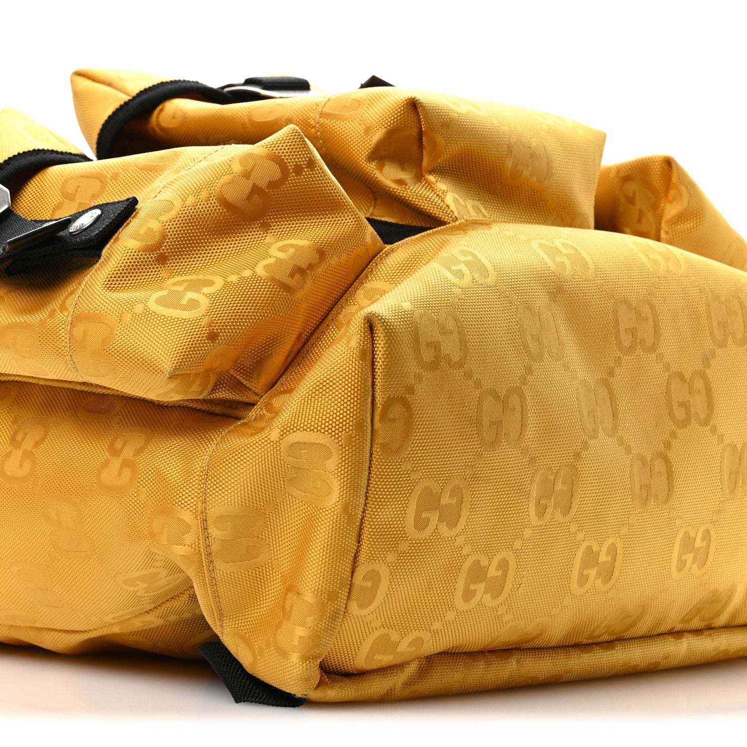 Econyl Nylon Monogram Off The Grid Utility Pocket Backpack Crop Black