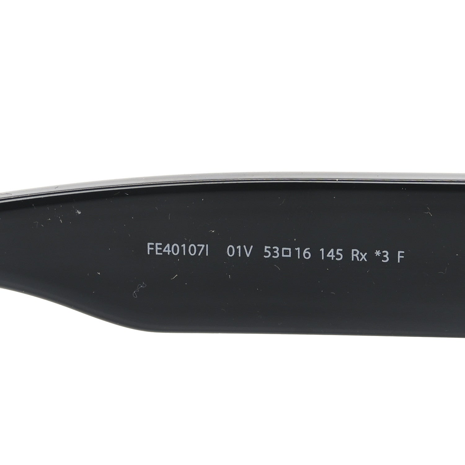 Acetate O'Lock Square Sunglasses FE40107I Black