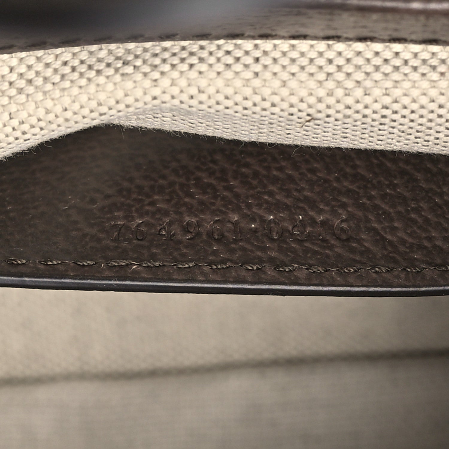 GG Supreme Monogram Textured Dollar Calfskin Web Mini Ophidia Envelope Shoulder Bag Beige Ebony