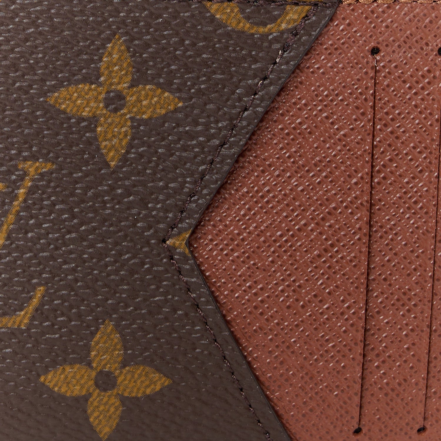 Monogram Zipped Romy Card Holder