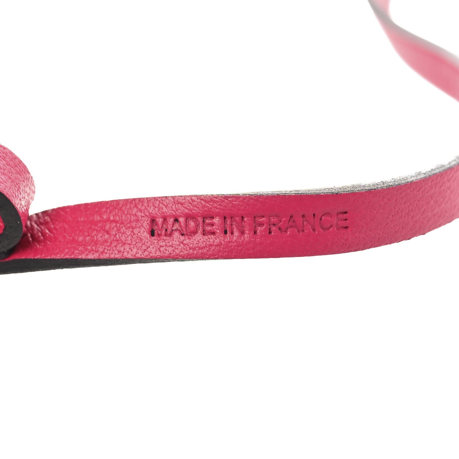 Milo Lambskin Swift Shopping Bag Charm Rose Mexico