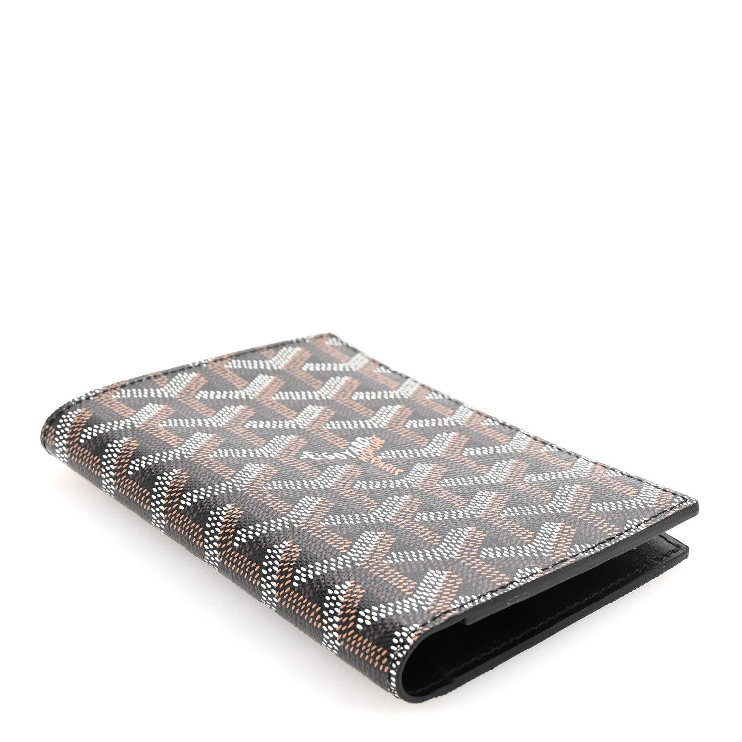 Goyardine Passport Wallet Black