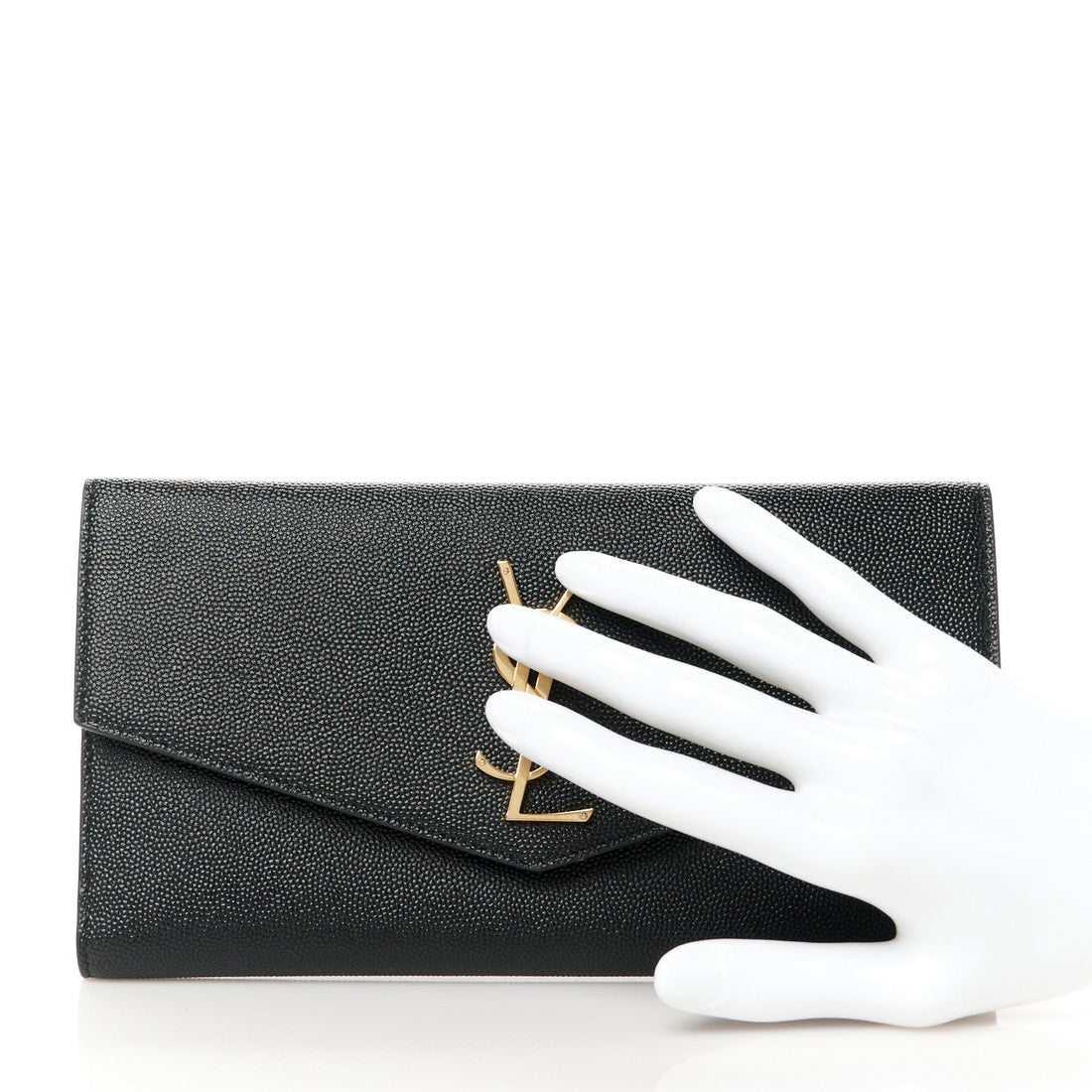 Grain De Poudre Monogram Uptown Wallet Black