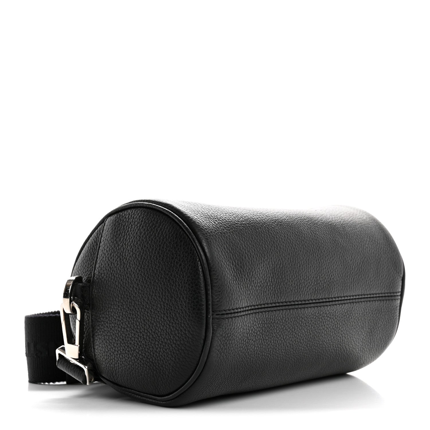 HOMME Grained Calfskin Mens Roller Messenger Black