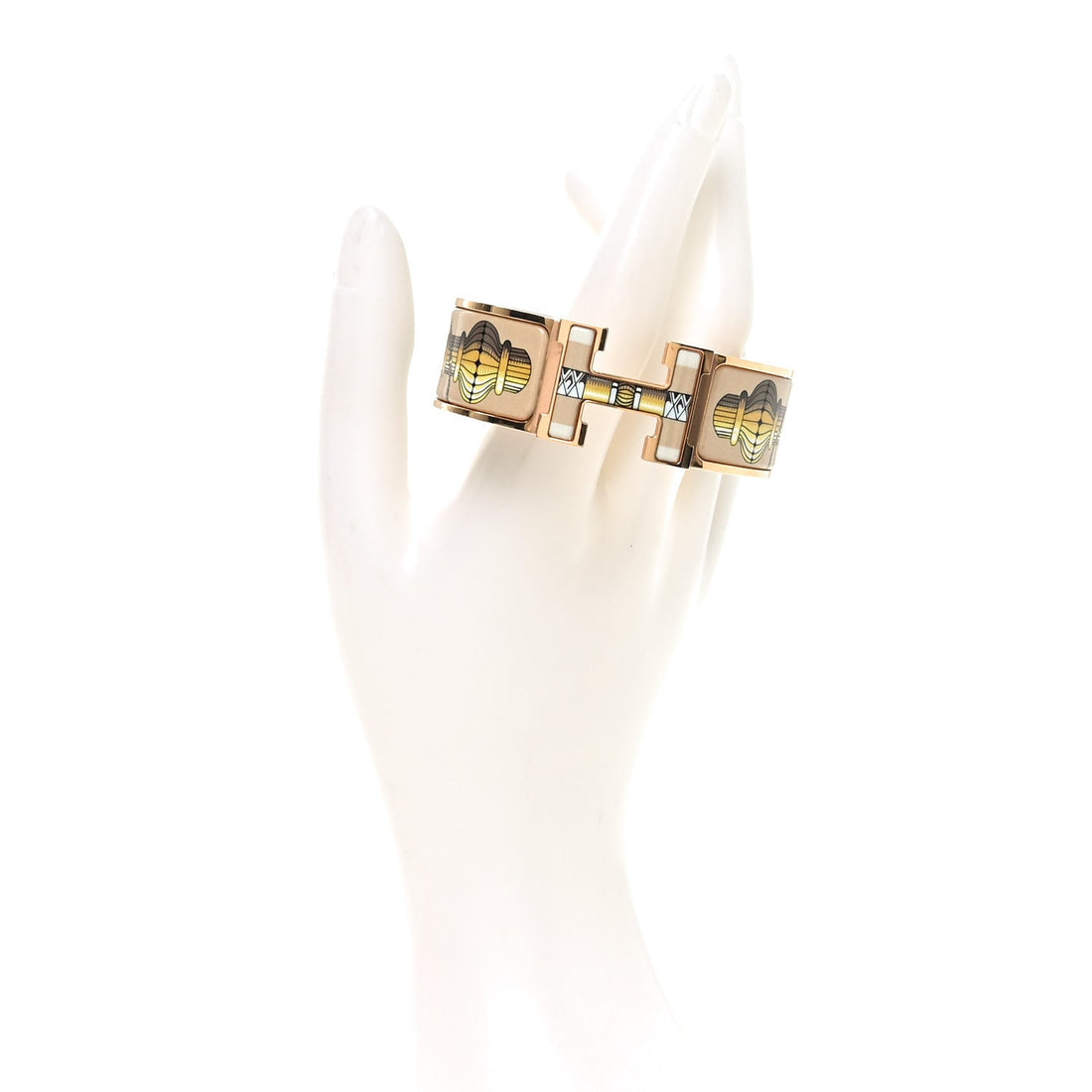 Enamel Wide Print Cliquetis Clic Clac H Bracelet PM Songe Nuit