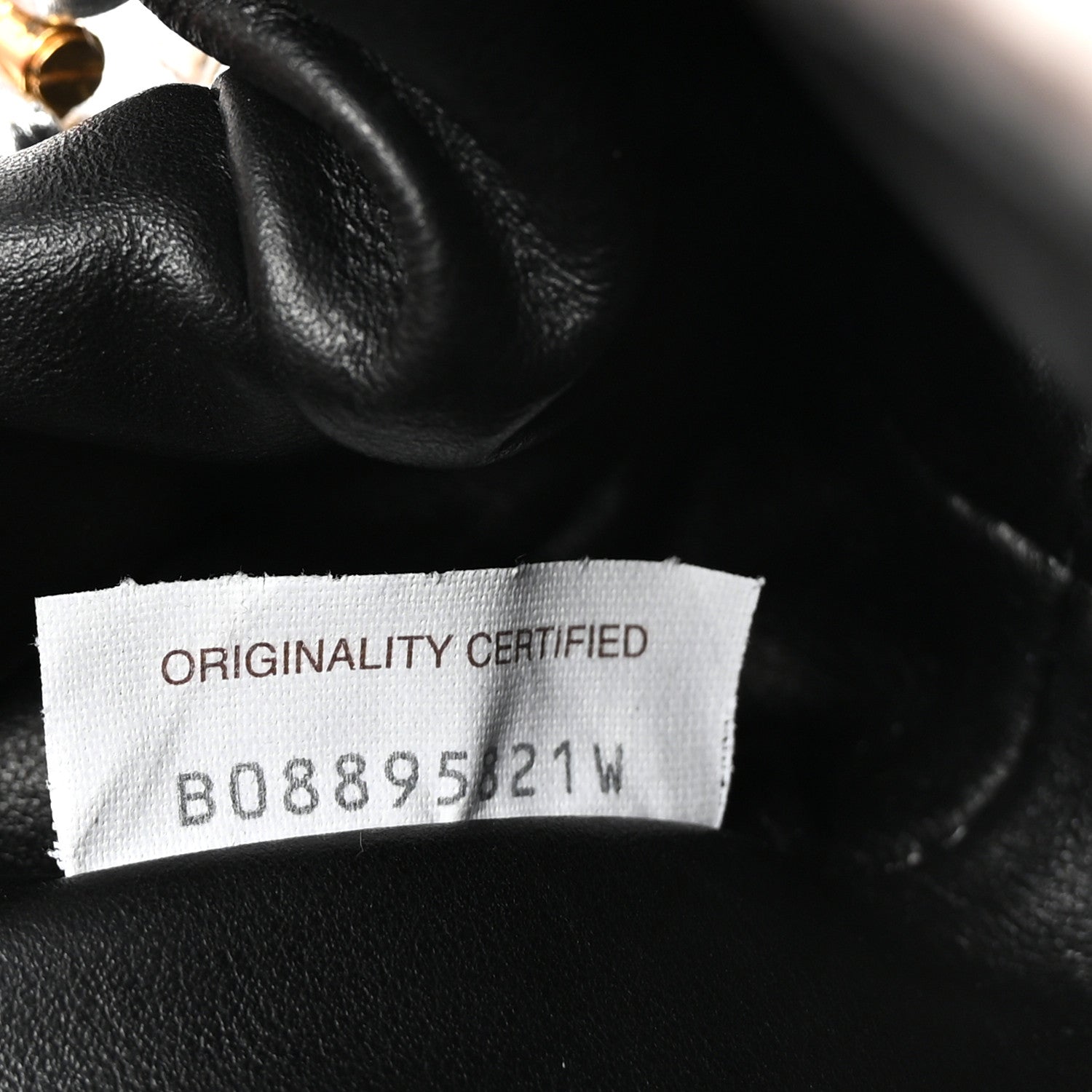 Metallic Bark Calfskin The Mini Pouch Silver