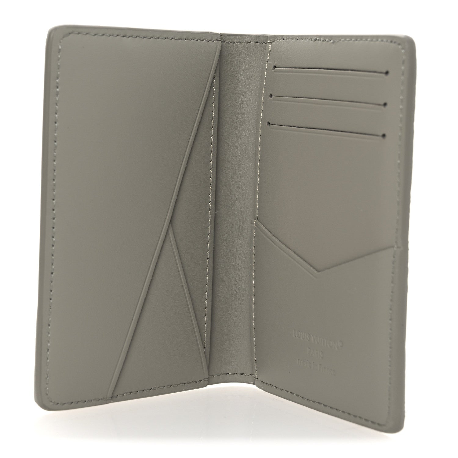 Calfskin Monogram Shadow Pocket Organizer Sand