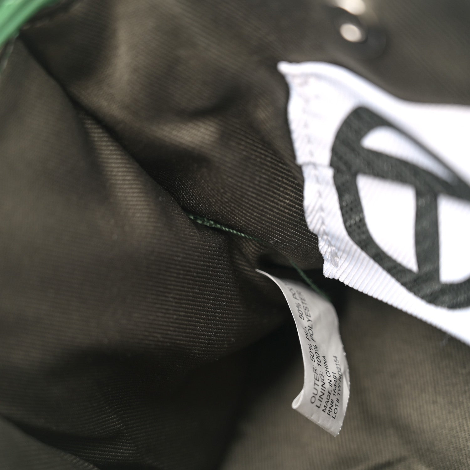 Vegan Leather Small Shopping Bag Leaf